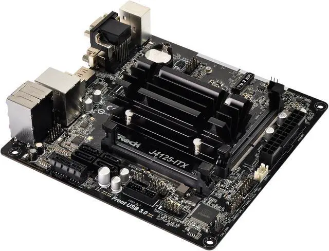 Alt view image 4 of 9 - ASRock J4125-ITX Intel Celeron Quad-Core Processor J4125 (up to 2.7 GHz) Mini ITX Motherboard / CPU / VGA Combo