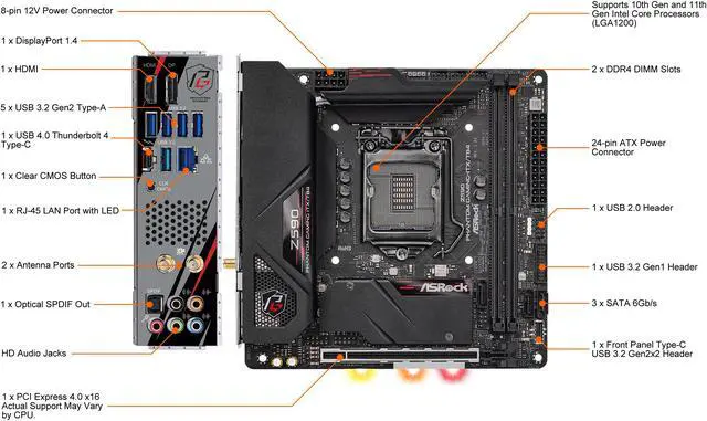 ASROCK　H570 Phantom Gaming 4　LGA1200 ASRock | H570 Phantom Gaming 4