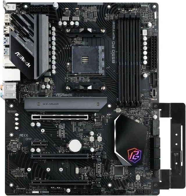 Alt view image 3 of 11 - ASRock B550 PG RIPTIDE AM4 AMD B550 ATX AMD Motherboard