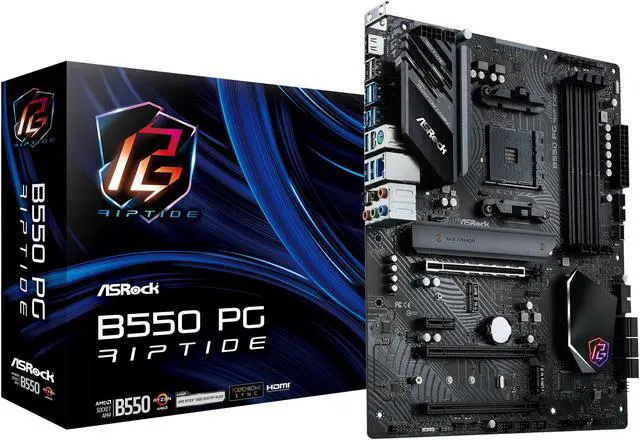 Alt view image 11 of 11 - ASRock B550 PG RIPTIDE AM4 AMD B550 ATX AMD Motherboard