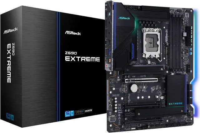 Alt view image 13 of 13 - ASRock Z690 EXTREME LGA 1700 (14th,13th,12th Gen) Intel Z690 SATA 6Gb/s DDR4 ATX Intel Motherboard
