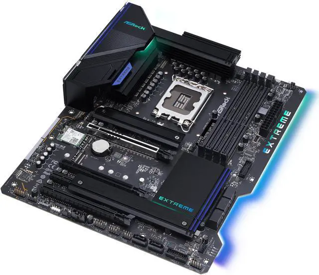 Alt view image 7 of 13 - ASRock Z690 EXTREME WiFi 6E LGA 1700 (14th,13th,12th Gen) Intel Z690 SATA 6Gb/s DDR4 ATX Intel Motherboard