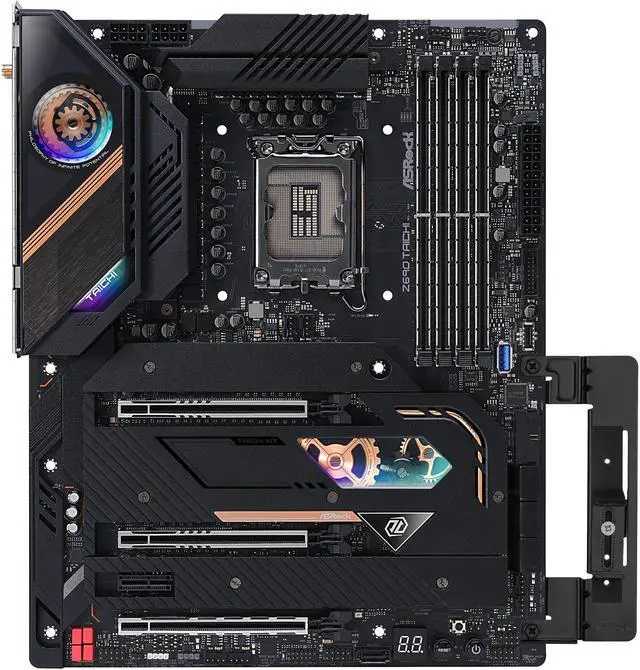 Alt view image 4 of 13 - ASRock Z690 Taichi LGA 1700 Intel Z690 SATA 6Gb/s DDR5 ATX Intel Motherboard