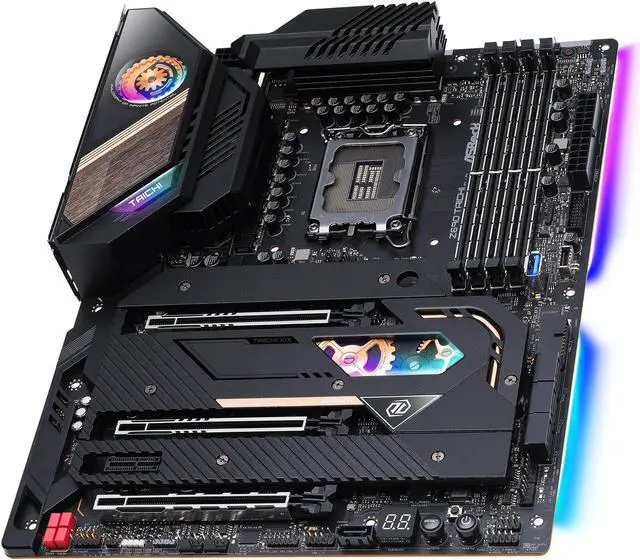 Alt view image 6 of 13 - ASRock Z690 Taichi LGA 1700 Intel Z690 SATA 6Gb/s DDR5 ATX Intel Motherboard