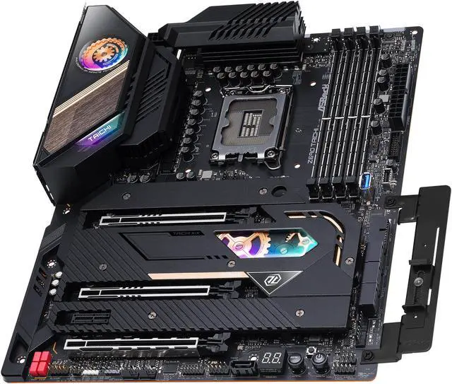 Alt view image 7 of 13 - ASRock Z690 Taichi LGA 1700 Intel Z690 SATA 6Gb/s DDR5 ATX Intel Motherboard