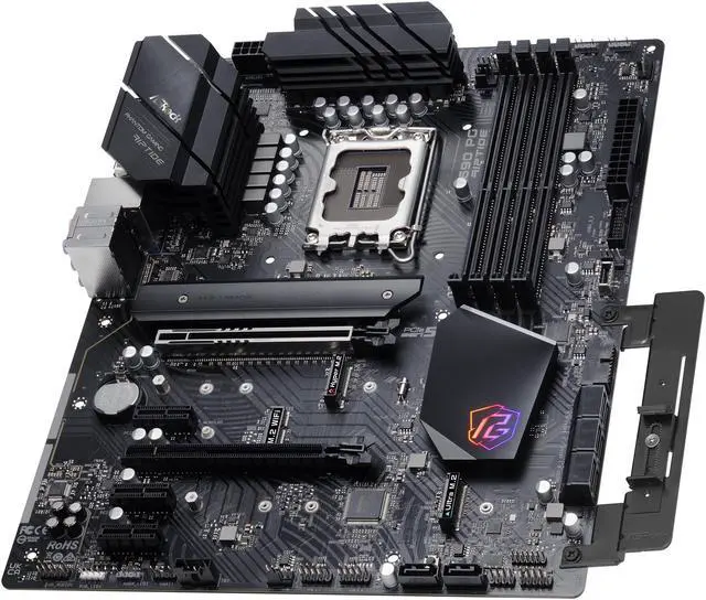 Alt view image 7 of 13 - ASRock Z690 PG Riptide LGA 1700 (14th,13th,12th Gen) Intel Z690 SATA 6Gb/s DDR4 ATX Intel Motherboard