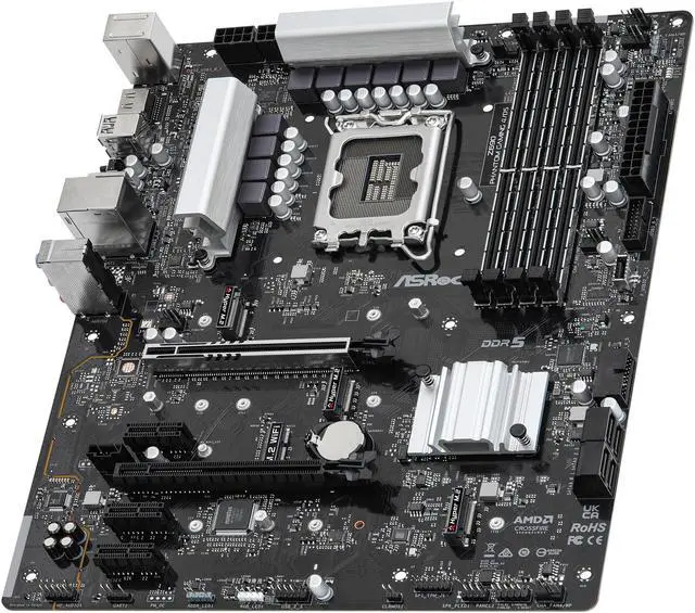 Alt view image 6 of 10 - ASRock Z690 Phantom Gaming 4/D5 LGA 1700 (14th,13th,12th Gen) DDR5 ATX Intel Z690 Intel Motherboard