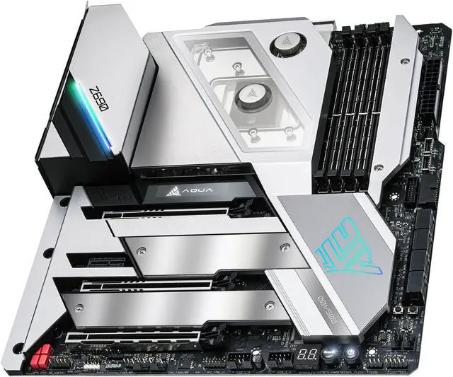 Alt view image 5 of 10 - ASRock Z690 AQUA LGA 1700 (14th,13th,12th Gen) DDR5 Intel Z690 Intel Motherboard