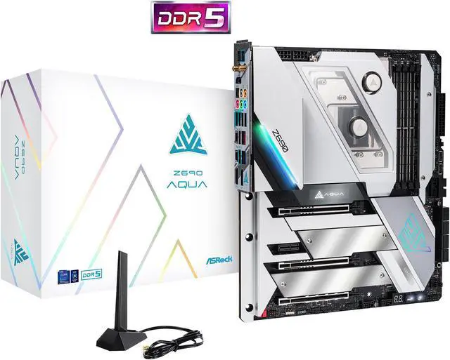 Main image of ASRock Z690 AQUA LGA 1700 (14th,13th,12th Gen) DDR5 Intel Z690 Intel Motherboard