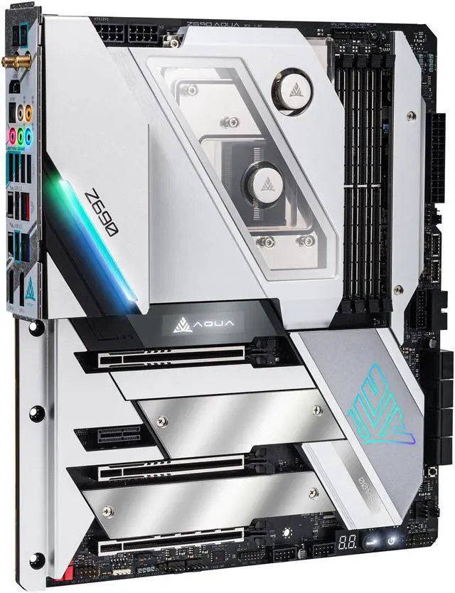 Alt view image 4 of 10 - ASRock Z690 AQUA LGA 1700 (14th,13th,12th Gen) DDR5 Intel Z690 Intel Motherboard