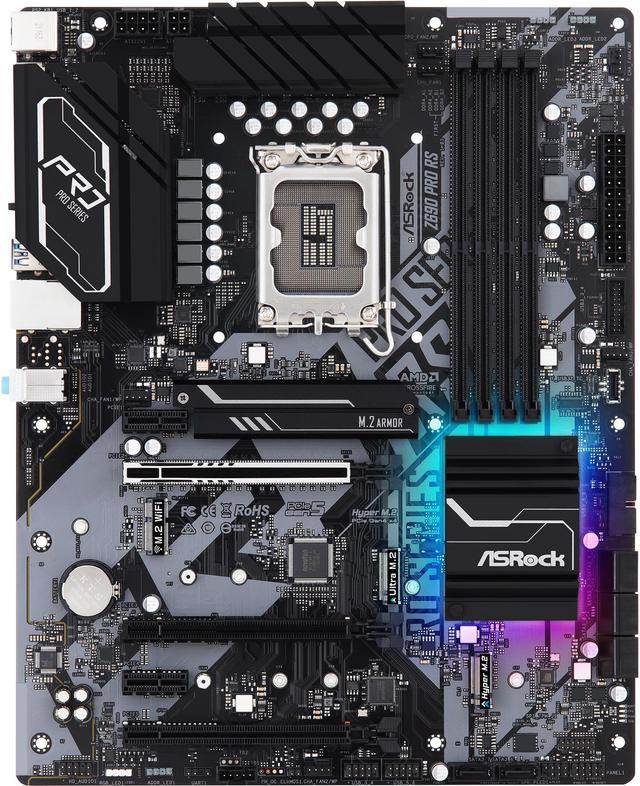 ASRock Z690 Pro RS LGA 1700 DDR4 ATX Intel Motherboard - Newegg.com