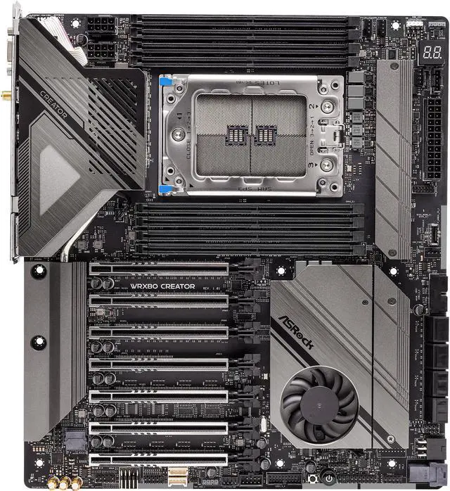 Main image of ASRock WRX80 CREATOR sWRX8 AMD WRX80 Extended ATX AMD Motherboard