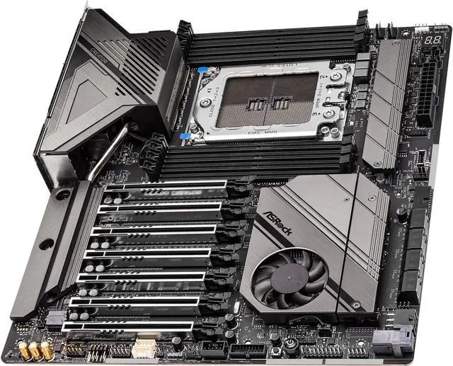 Alt view image 2 of 8 - ASRock WRX80 CREATOR sWRX8 AMD WRX80 Extended ATX AMD Motherboard