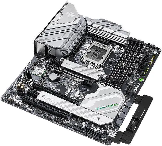 Alt view image 4 of 7 - ASRock Z690 STEEL LEGEND WIFI 6E/D5 LGA 1700 (14th,13th,12th Gen) Intel Z690 SATA 6Gb/s ATX Intel Motherboard