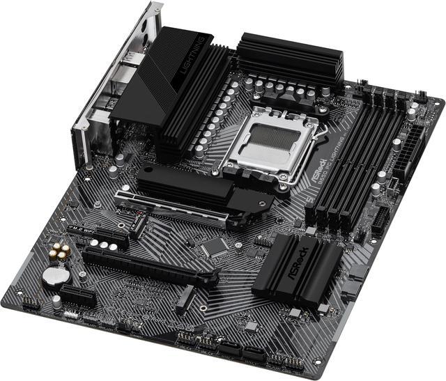 Alt view image 3 of 7 - ASRock B650 PG LIGHTING AM5 ATX Motherboard, 4 slots DDR5, PCIE 4.0 x16, 3 M.2 slots, 2.5Gb Lan, 7.1 Nahimic Audio , Rear USB3.2 Gen2X2 Type_C , 14+2+1 Power Phase, AMD CrossFire.