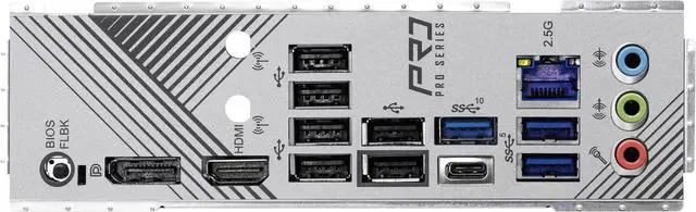 Alt view image 4 of 7 - ASRock PRO B650 PRO RS AM5 ATX Mainboard , 4 slots DDR5, PCIE 4.0 x16,  3 M.2 slots,  2.5Gb Lan, 7.1 Nahimic Audio , Rear USB3.2 Gen2X2 Type_C ,  14+2+1 Power Phase, bios flash back.