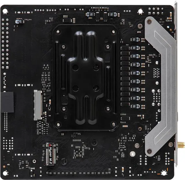 Alt view image 5 of 7 - ASRock B650E PG-ITX WIFI AM5 Mini-ITX Motherboard, 2 slots DDR5, PCIE 5.0 x16, Dual M.2 slots, HDMI 2.1port 2.5Gb, WIFI 6E, 7.1 Nahimic Audio , USB3 Type-c, 10+2+1 Power Phase