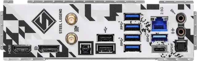 Alt view image 4 of 9 - ASRock B650E STEEL LEGEND WIFI AM5 ATX Motherboard, 4 slots DDR5, PCIE 5.0 x16, Dual M.2 slots, 2.5Gb Lan,WI-FI 6E, 7.1 Nahimic Audio , Front USB3.2 Gen2X2 Type_C , 16+12+1 Power Phase