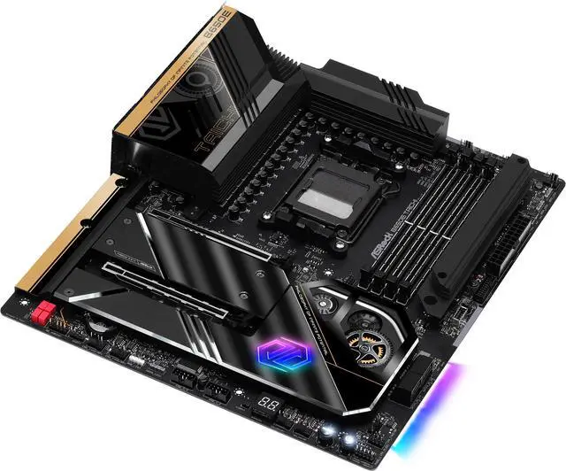 Alt view image 6 of 7 - ASRock B650E TAICHI AM5 EATX Motherboard, 4 slots DDR5, PCIE 5.0 x16,  3 M.2 slots,  2.5Gb Lan,WIFI 6E,  HDMI 2.1 port, 5.1 audio ALC4082, 2 USB4 Thunderbolt Type-C  24+2+1 Power Phase, 8 layer PCB