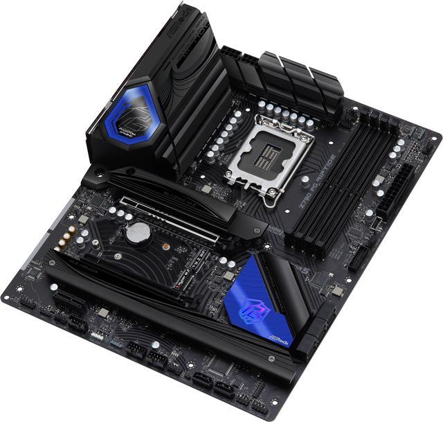 Alt view image 7 of 8 - ASRock Z790 PG RIPTIDE Intel LGA1700 (14th,13th,12th Gen) ATX Motherboard, 4 slots DDR5, PCIE 5.0 x16, 5 Hyper M.2 slots, 2.5Gb Lan, 7.1 Nahimic Audio, Front USB3.2 Gen2X2 Type_C, 14+1+1 Power Phase