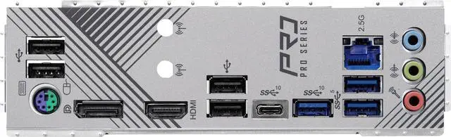 Alt view image 4 of 8 - ASRock Z790 PRO RS Intel LGA1700 (14th,13th,12th Gen) ATX Mainboard, 4 slots DDR5, PCIE 5.0 x16, Quad Hyper M.2 slots, 2.5Gb Lan, 7.1 Nahimic Audio, Front USB3.2 Gen2X2 Type_C, 14+1+1 Power Phase, 2oz Copper PCB