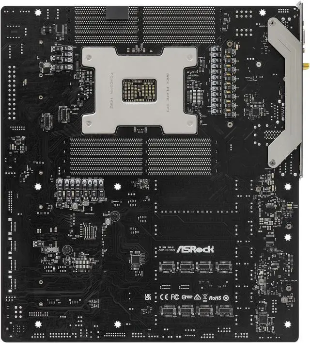 Alt view image 4 of 6 - ASRock WRX80 CREATOR R2.0 AMD WRX80 SATA 6Gb/s Extended ATX AMD Motherboard EATX AMD Ryzen Threadripper PRO 3000WX/ 5000WX Dual 10Gbe LAN 1 Dedicated IPMI 2 Thunderbolt™ 4 Type-C