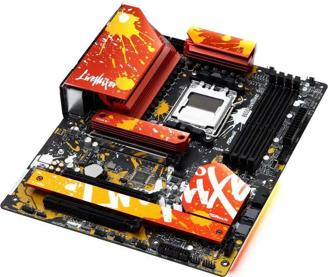 Alt view image 6 of 6 - ASRock B650 LiveMixer AM5 ATX Motherboard , 4 slots DDR5, 3 PCIE 4.0 x16,  3 M.2 slots,  2.5Gb Lan, 7.1 Nahimic Audio , Rear USB3.2 Gen2X2 Type_C ,  14+2+1 Power Phase, bios flash back, Amd Crossfire