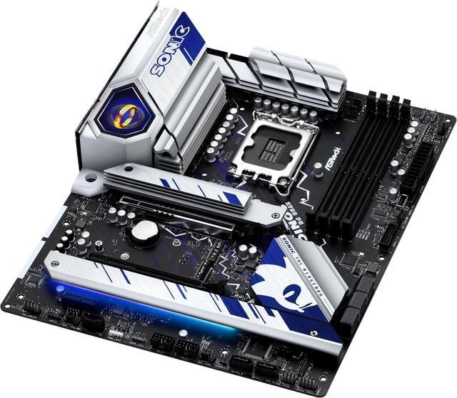 Alt view image 4 of 6 - ASRock Z790 PG SONIC Intel LGA1700 (14th,13th,12th Gen) ATX Motherboard, 4 slots DDR5, PCIE 5.0 x16, 5 M.2 slots, 2.5Gb Lan, 7.1 Nahimic Audio, Front USB3.2 Gen2X2 Type_C, 14+1+1 Power Phase