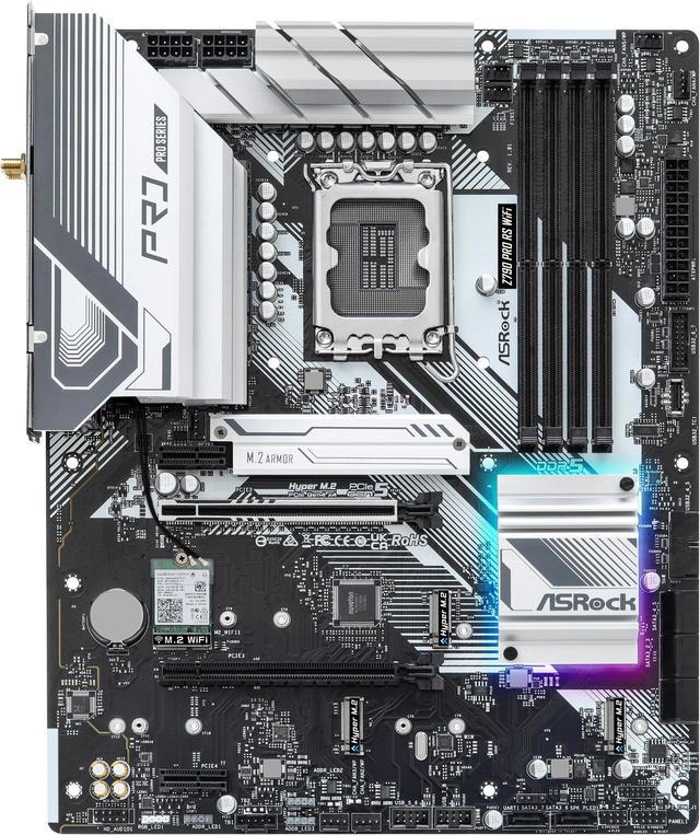 ASRock PRO Z790 PRO RS WiFi Intel LGA1700 (14th,13th,12th Gen) ATX