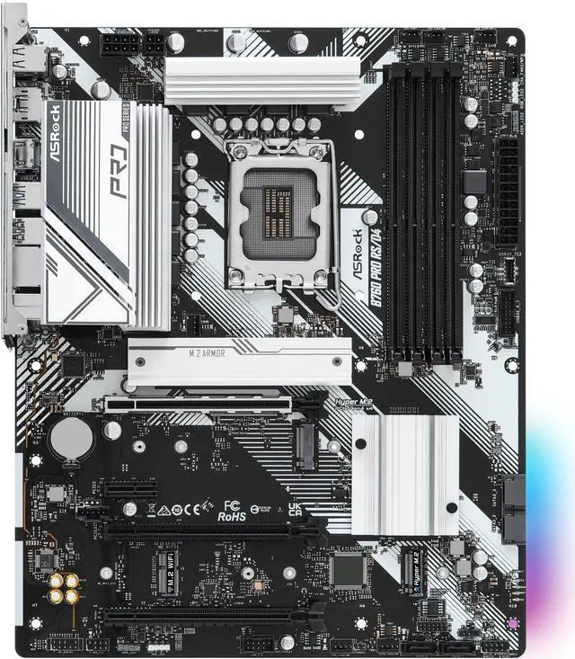 Alt view image 5 of 4 - ASRock B760 Pro RS LGA 1700 DDR4 ATX motherboard