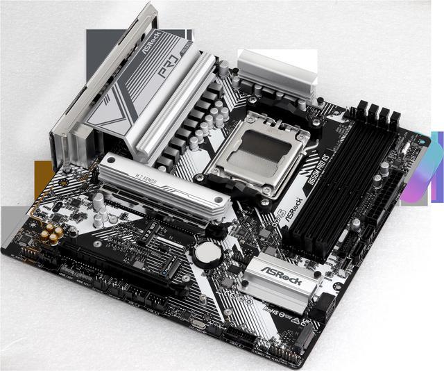 Alt view image 4 of 6 - ASRock B650M PRO RS AM5 AMD B650 Micro ATX Motherboard