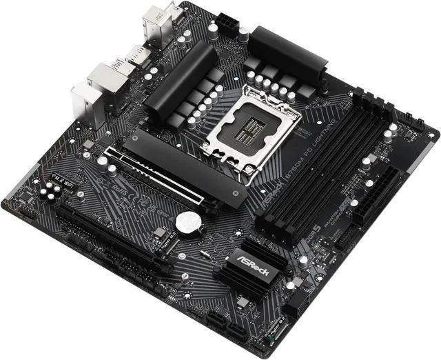 Alt view image 5 of 5 - ASRock B760M PG Lightning LGA 1700 Intel B760 Micro ATX  DDR5 4 SATA3 Motherboard