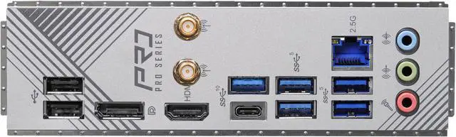 Alt view image 4 of 6 - ASRock B760 Pro RS WiFi LGA 1700 Intel B760 ATX DDR5 4 SATA3, Motherboard