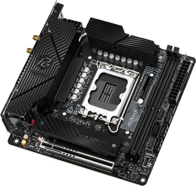 Alt view image 4 of 8 - Asrock B760I Lightning Wifi LGA 1700 DDR5 Mini ITX Motherboard