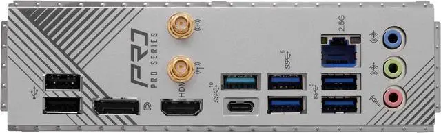 Alt view image 6 of 7 - ASRock B760 Pro RS WiFi White LGA 1700 Intel B760 ATX Motherboard