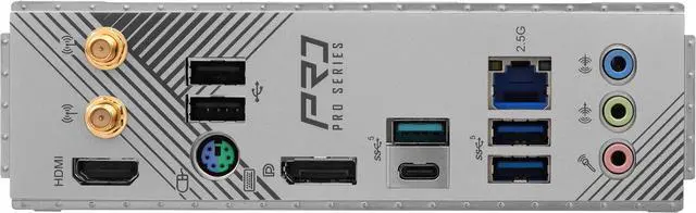 Alt view image 2 of 8 - ASRock B760M Pro RS WiFi White LGA 1700 Intel B760 Micro ATX Motherboard
