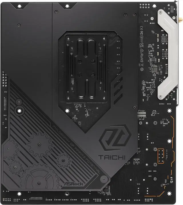 Alt view image 9 of 10 - ASRock X870E TAICHI AM5 AMD X870E Extended ATX Motherboard