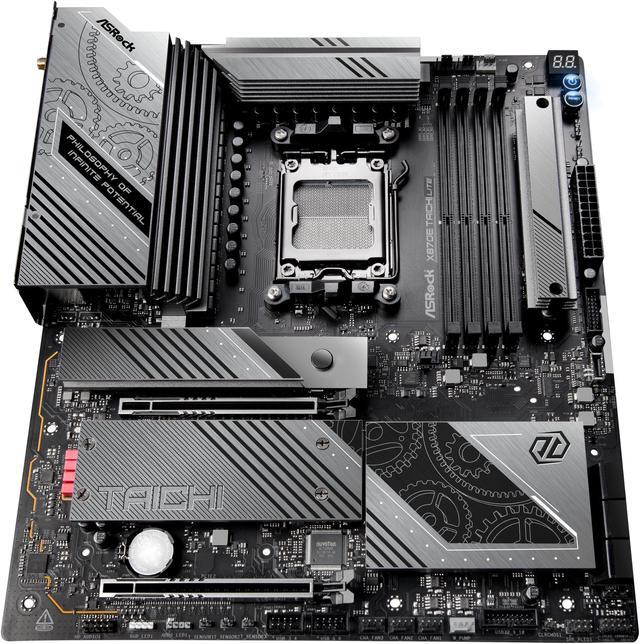 Alt view image 3 of 11 - ASRock X870E Taichi Lite AM5 AMD X870E Extended ATX Motherboard