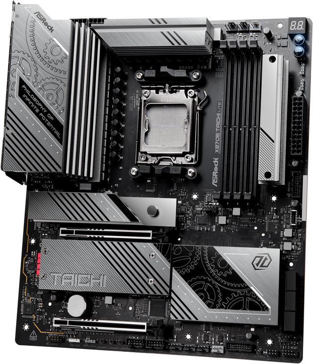 Alt view image 4 of 11 - ASRock X870E Taichi Lite AM5 AMD X870E Extended ATX Motherboard