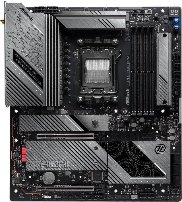 Alt view image 5 of 11 - ASRock X870E Taichi Lite AM5 AMD X870E Extended ATX Motherboard
