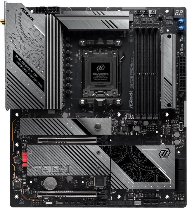 Alt view image 10 of 11 - ASRock X870E Taichi Lite AM5 AMD X870E Extended ATX Motherboard