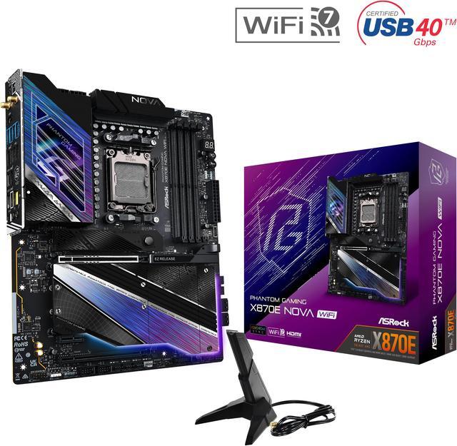 Main image of ASRock X870E NOVA WIFI AM5 AMD X870E ATX Motherboard