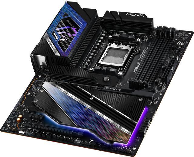 Alt view image 7 of 9 - ASRock X870E NOVA WIFI AM5 AMD X870E ATX Motherboard
