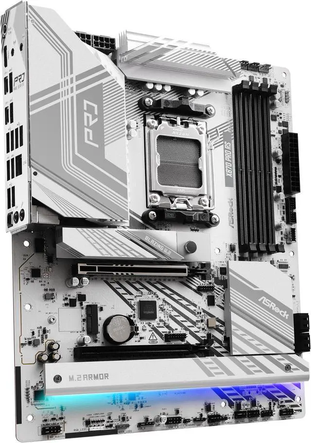Alt view image 2 of 7 - ASRock X870 PRO RS AM5 AMD X870 ATX Motherboard
