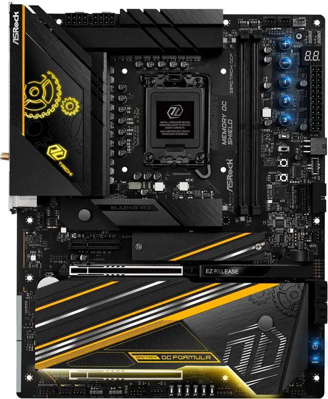 Alt view image 10 of 11 - ASRock Z890 Taichi OCF LGA 1851 Intel Z890 SATA 6Gb/s ATX Motherboard