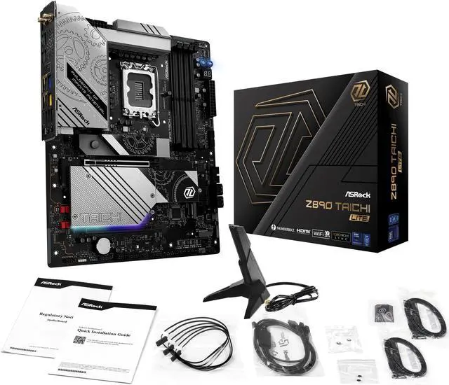 Alt view image 7 of 7 - ASRock Z890 Taichi Lite LGA 1851 Intel Z890 ATX Motherboard