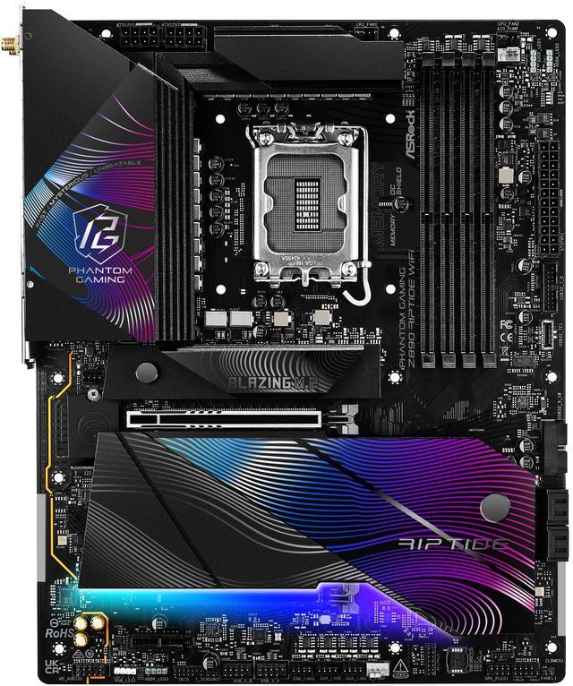 Alt view image 6 of 8 - ASRock Z890 Riptide WiFi LGA 1851 Intel Z890 ATX Motherboard