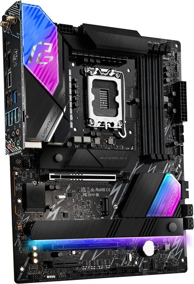 Alt view image 5 of 8 - ASRock Z890 Lightning WiFi LGA 1851 Intel Z890 ATX Motherboard