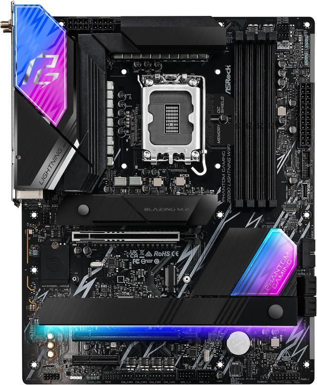 Alt view image 6 of 8 - ASRock Z890 Lightning WiFi LGA 1851 Intel Z890 ATX Motherboard