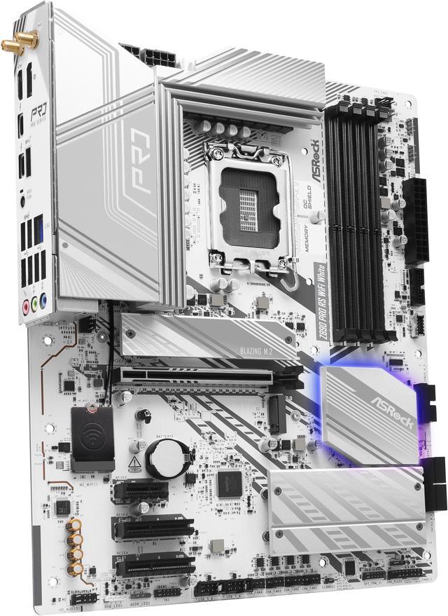Alt view image 5 of 8 - ASRock Z890 Pro RS LGA 1851 Intel Z890 SATA 6Gb/s ATX Motherboard